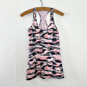 Lululemon pink camo tank top athletic